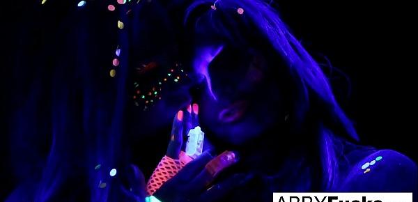  Black Light Rainy Night with Abigal Mac & Ava Addams